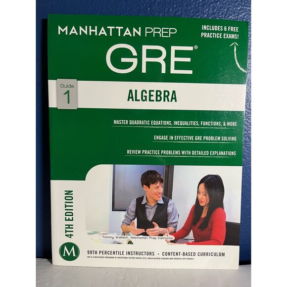 GRE Algebra Strategy Guide (Manhattan Prep GRE Strategy Guides) - Picture 1 of 6